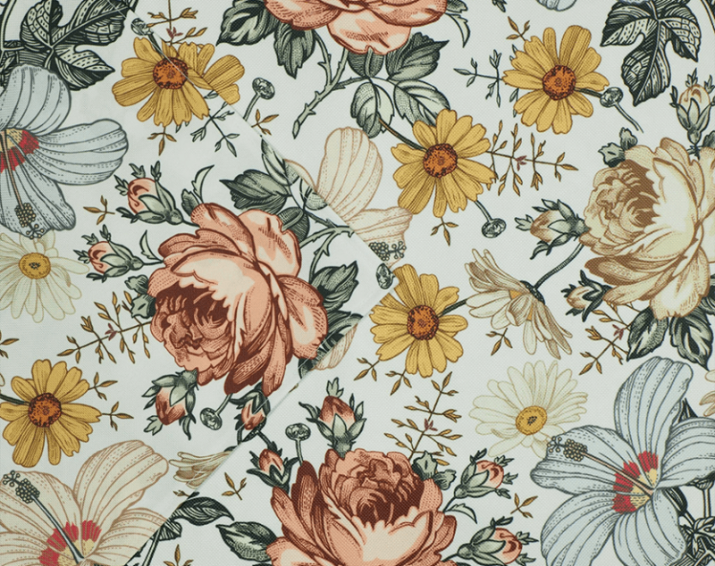 Tischdecke Vintage Blumen – Bild 4