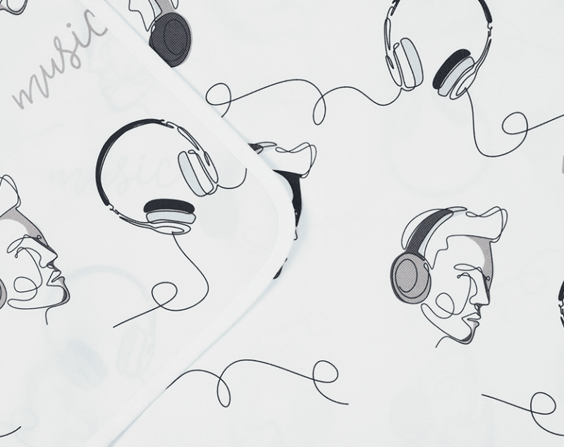 Tischdecke Musik – Bild 4